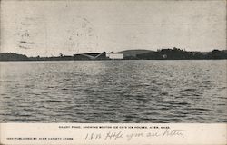 Sandy Pond, Showing Boston Ice Co's Ice Houses Postcard