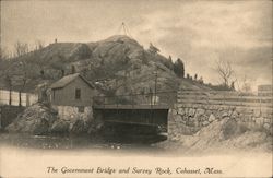 The Government Bridge and Survey Rock Postcard