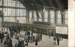 Sullivan Square Elevated Terminal Station Postcard