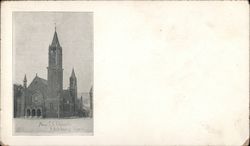 New C.C. Church Fitchburg, MA Postcard Postcard Postcard