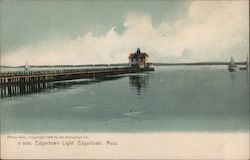 Edgartown Light Massachusetts Postcard Postcard Postcard