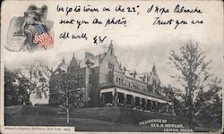 Residence of Geo. H. Morgan Postcard