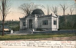 Field Memorial Library Postcard