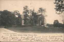 The Chapel - Wellesley College Massachusetts Postcard Postcard Postcard