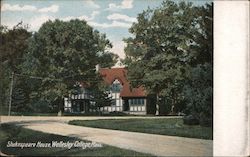 Shakespeare House - Wellesley College Massachusetts Postcard Postcard Postcard
