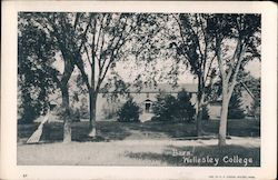 Barn, Wellesley College Massachusetts Postcard Postcard Postcard