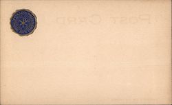 Wellesley College Seal & Motto 1875 Postcard