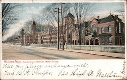 The American Waltham Watch Factory Massachusetts Postcard Postcard Postcard