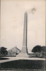 Monument to W.H. Mack and Life Savers of Monomoy Postcard