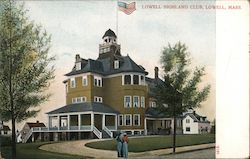 Lowell Highland Club Massachusetts Postcard Postcard Postcard