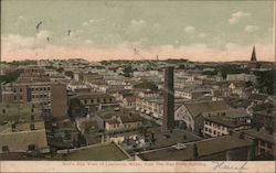 Bird's Eye View of Lawrence, Mass. From the Bay State Building Postcard