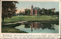 Campus and Marquand Hall Postcard