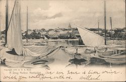 A Snug Harbor Nantucket, MA Postcard Postcard Postcard