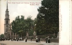 Park Street Church and Granary Burying Ground Postcard