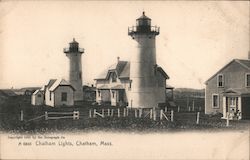 Chatham Lights Massachusetts Postcard Postcard Postcard