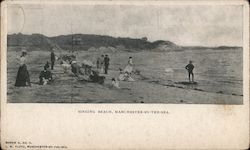 Singing Beach Manchester, MA Postcard Postcard Postcard