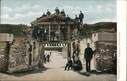 Gateway at Fort Constitution Postcard