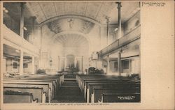 Interior of St John's Church Postcard
