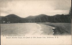 Asquam Mountain Range, from Beach of Little Asqua Lake Postcard