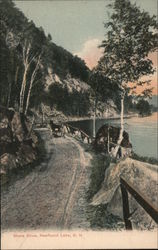 Shore Drive, Newfound Lake Postcard