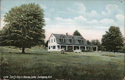 Late Secretary Hay's House Sunapee, NH Postcard Postcard Postcard