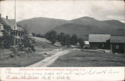 Presidential Range View, Jefferson Highlands New Hampshire Postcard Postcard Postcard