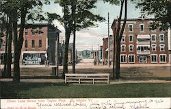 Down Lake Street from Taylor Park Postcard