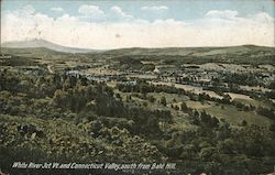 White River Jct and Connecticut Valley, south from Bald Hill White River Junction, VT Postcard Postcard Postcard