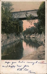 High Bridge Windoski Gorge Postcard