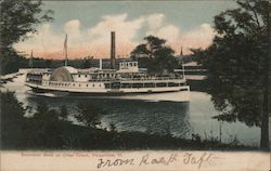 Excursion Boat on Otter Creek Postcard