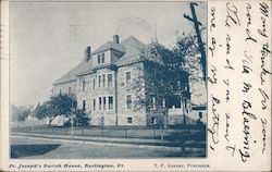 St. Joseph's Parish House Burlington, VT Postcard Postcard Postcard