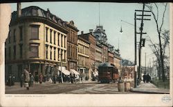 Merchant's Row Rutland, VT Postcard Postcard Postcard