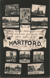 Hartford, CT Postcard
