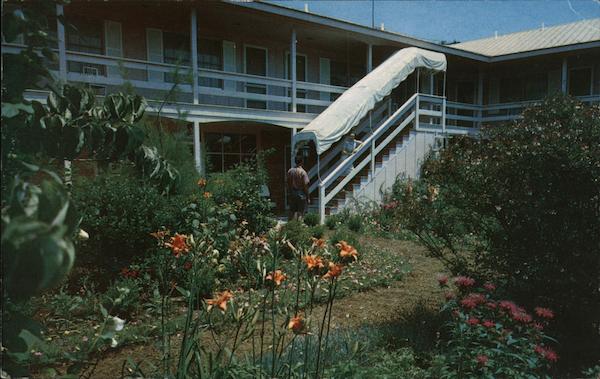 Inner Court of Dinner Bell and Motel Rehoboth Beach Delaware