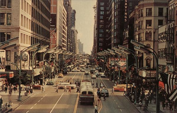 State Street - Downtown Chicago Illinois