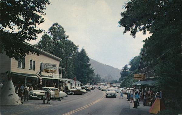 Street Scene Cherokee North Carolina