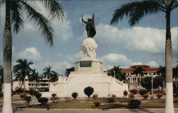 The Statue of Vasco Nunez de Balboa Panama City