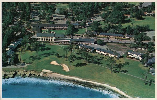 Aerial VIew Pebble Beach California