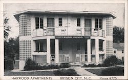 Harwood Apartments Bryson City, NC Postcard Postcard Postcard