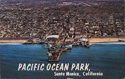 Pacific Ocean Park from the Air Postcard