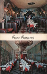 Roma Restaurant Postcard