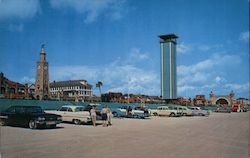 The new Lookout Tower at the world famous Daytona Beach Postcard