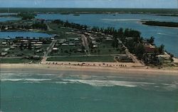 Fort Pierce Beach, Florida from the Air Postcard