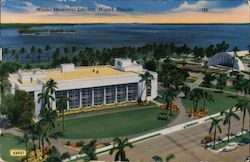 Miami Memorial Library Florida Postcard Postcard Postcard