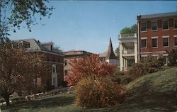 Spring on the Hill Western Maryland College Postcard