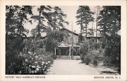 Victory Hall -- America's Keswick, Keswick Grove, New Jersey Postcard