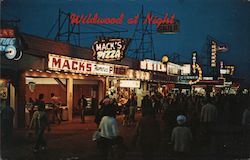 Strolling along Boardwalk after sunset Postcard