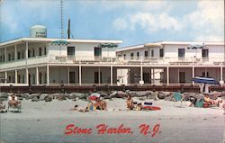 Beach Scene - Stone Harbor, NJ New Jersey Postcard Postcard Postcard