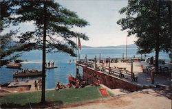 Canoe Island Lodge Diamond Point, NY Postcard Postcard Postcard