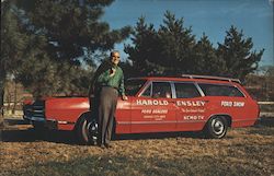 Harold Ensley — champion KCMO-TVS and KCMO Radio 81 fishing and hunting personality. Postcard